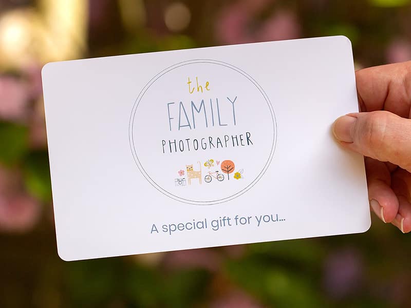 A picture of a Family Photography Gift Voucher