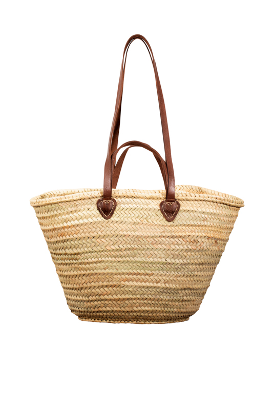 Pictures showing baskets and blankets sold by the Sand & Salt. Some are lifestyle images and some are cut outs.